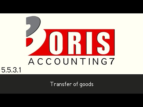 Oris Accounting 7 - Transfer operations - Transfer of goods (5.5.3.1)